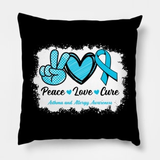 Awareness Light Blue Pillow