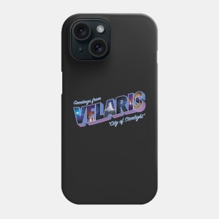 Greetings from Velaris, City of Starlight Phone Case