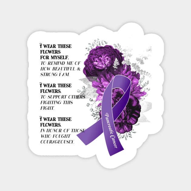 Pancreatic Cancer Support Magnet by allthumbs