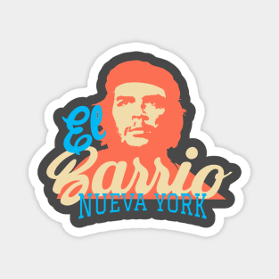 New York El Barrio  -  Spanish Harlem  - El Barrio  NYC Che Guevara Magnet