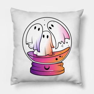 Magic Ghosts Glass Ball Classic Pillow