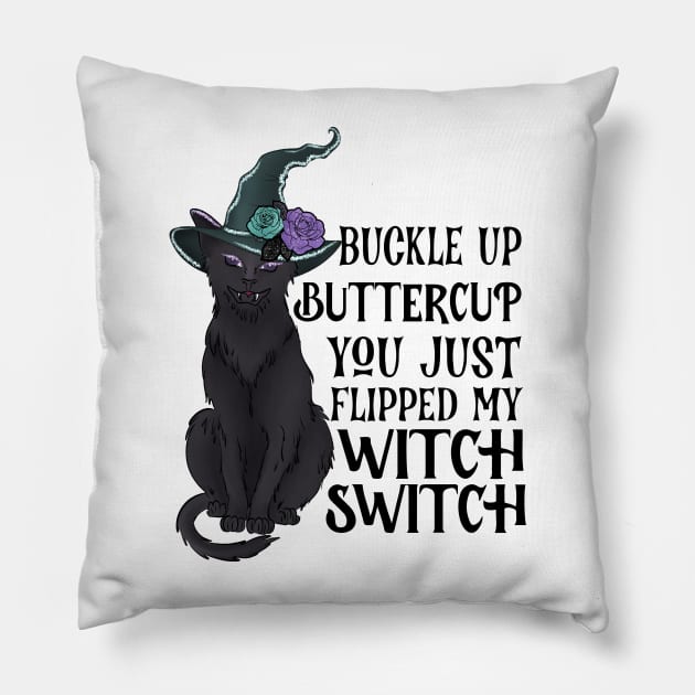 Buckle Up Buttercup Pillow by CB Creative Images