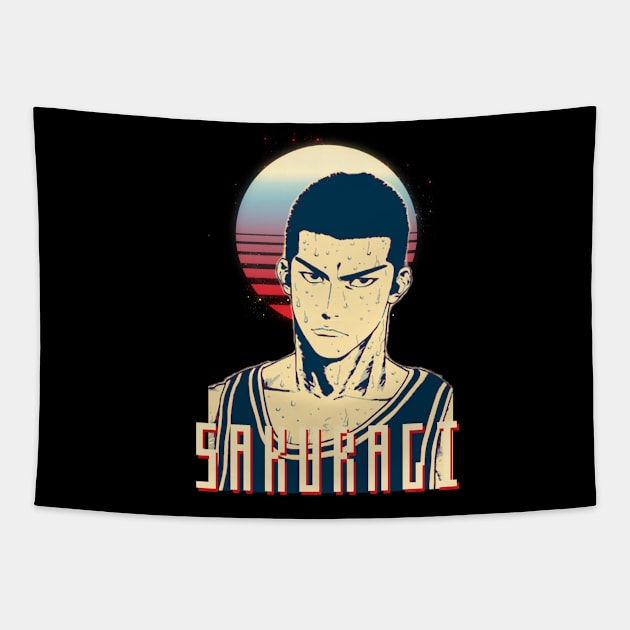 hanamichi sakuragi Tapestry by Retrostyle