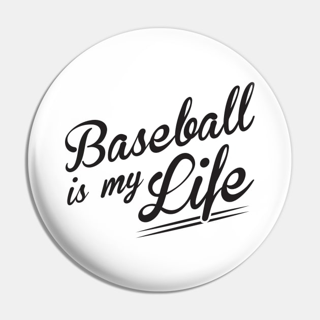 Baseball is my life Pin by nektarinchen