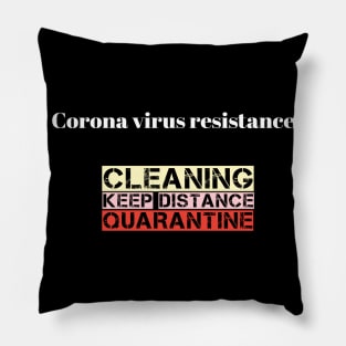 Corona virus resistance Pillow