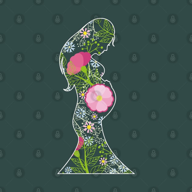 pregnant woman by tetiana12.art