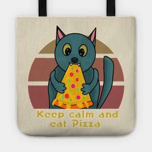 Keep calm and eat Pizza Tote