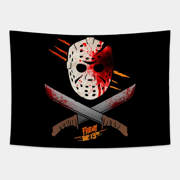 Jason friday 13 Tapestry by VectX