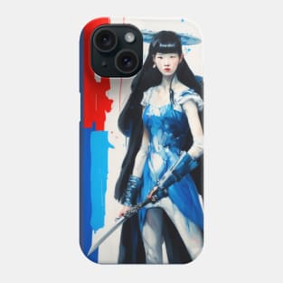 Asian warrior woman Phone Case