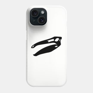 Deinocheirus skull - black Phone Case