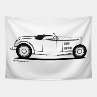 32 Roadster - Dark Version Tapestry