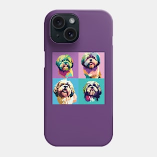 Lhasa Apso Pop Art - Dog Lover Gifts Phone Case