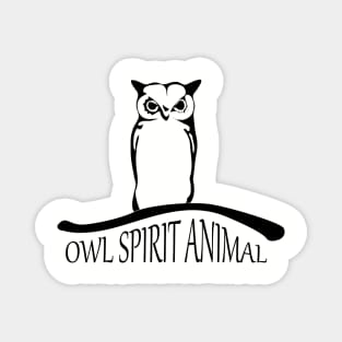 Owl spirit animal Magnet