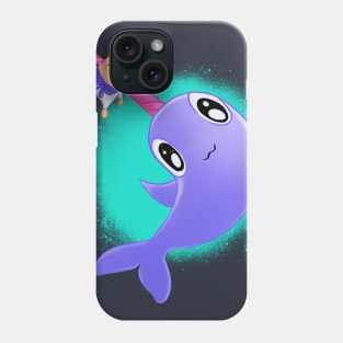 Sailor-Killing Friendly Narwhal Phone Case