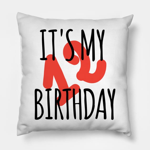 It's My 12th Birthday Pillow by BlackMeme94