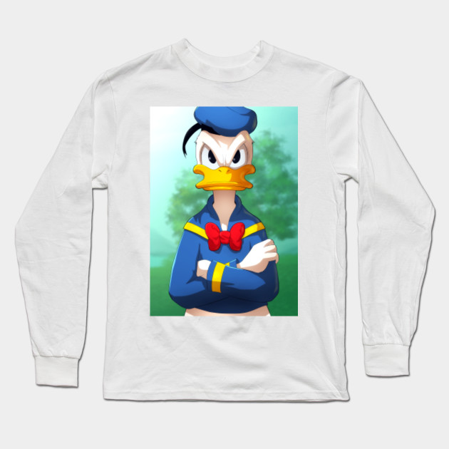 donald duck long sleeve shirt