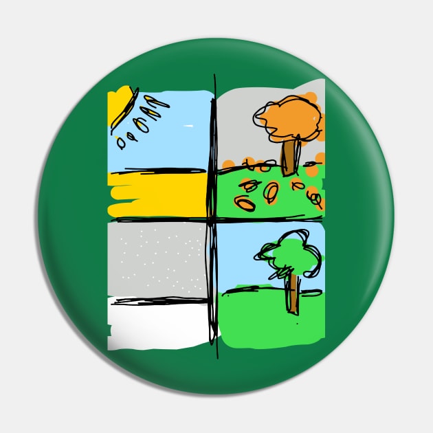 Seasons Pin by SpookyMeerkat