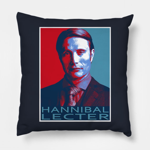 Hannibal Lecter Pillow by 666hughes