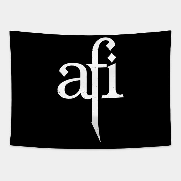 Vintage AFI band Tapestry by tiranntrmoyet