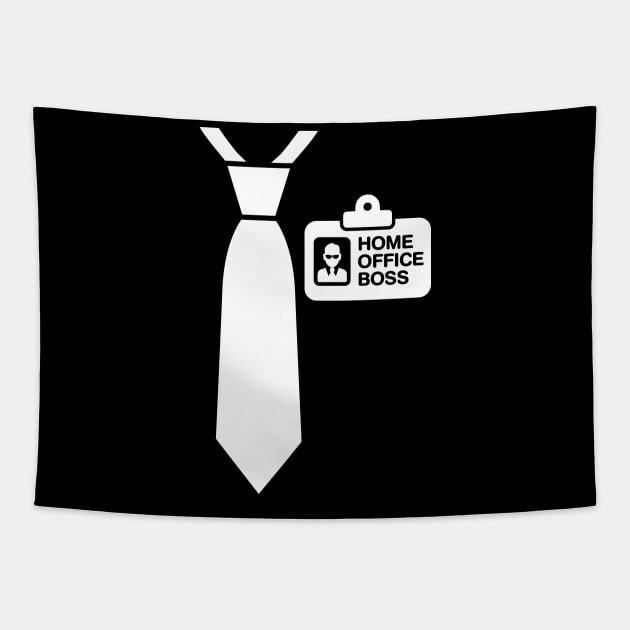 HOME OFFICE BOSS quarantine father's day gift idea Tapestry by LaundryFactory