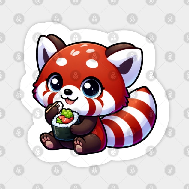 Panda Sushi! Magnet by Karma Chameleon