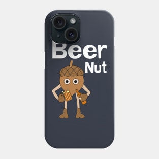 Beer Nut White Text Phone Case