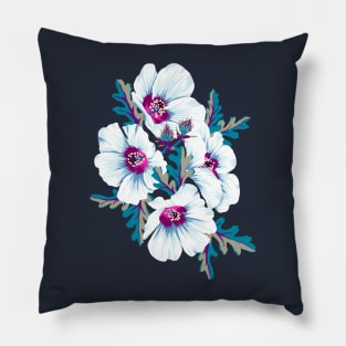 New Zealand Hibiscus - Dark Pillow