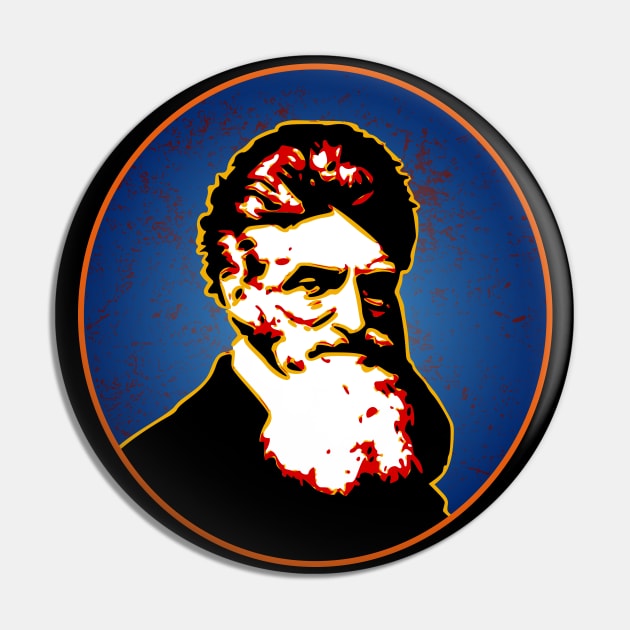 Patron Saint John Brown Pin by Nonsense-PW