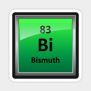 Bismuth Periodic Table Element Symbol Magnet