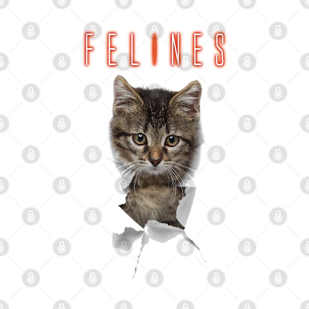 Felines - Aliens - Movies - Animals - Funny by Design By Leo