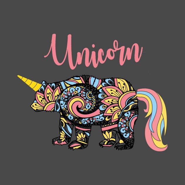 Unibear or Bearicorn by strawberrymonkee