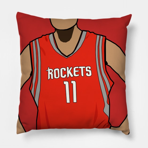 Yao Ming - Houston Rockets Pillow by xavierjfong