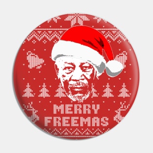 Morgan Freeman Merry Freemas Pin