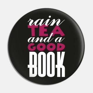 rain-tea and a good book Pin