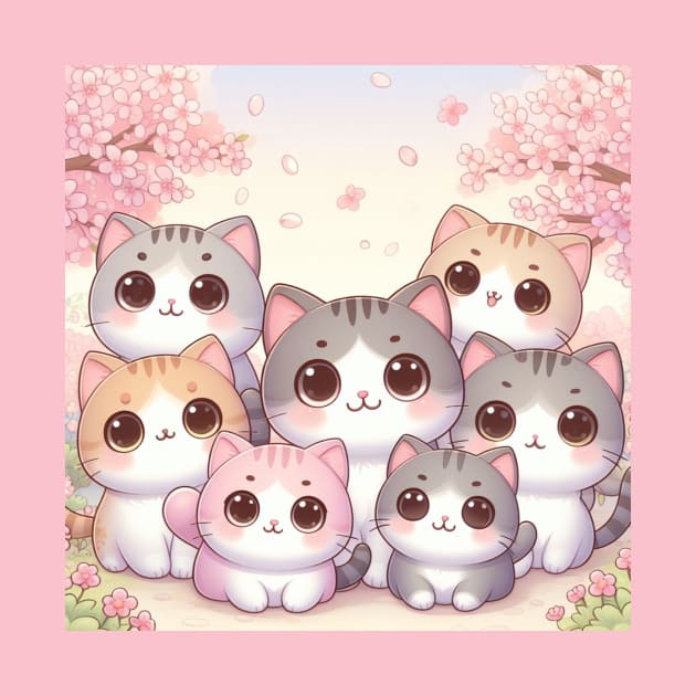 Kawaii Cats by __Døra__