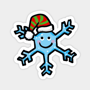 cute blue snowflake Magnet