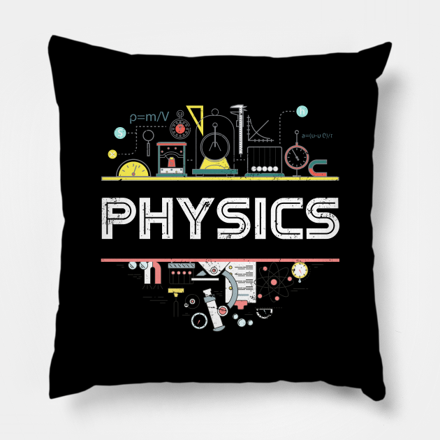 Science Lover Gift Physics Physics Pillow TeePublic