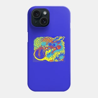 Neon Dragon With 4 Elements Variant 24 Phone Case