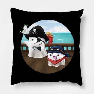 Kawaii Ghosts Pirates Pillow