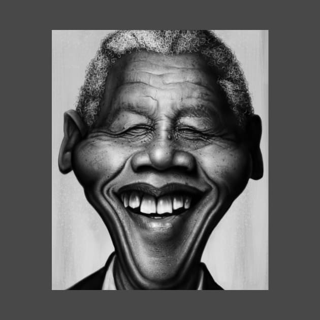 Nelson Mandela by AndreKoeks