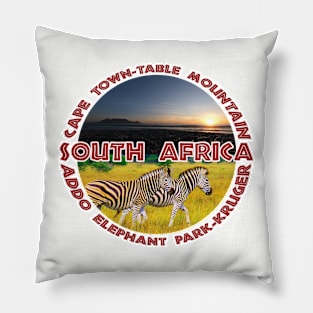 South Africa Wildlife and places Pillow