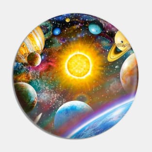 Solar system Pin