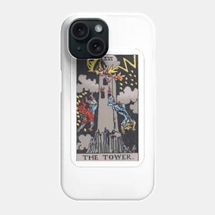 The Tower, Raider Waite Tarot, Divination Tarot Phone Case