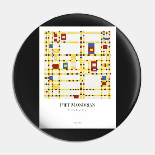 Broadway Boogie Woogie By Mondrian Pin