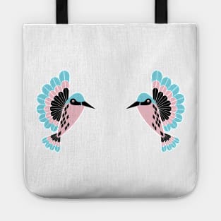 Minimal Bird Design Tote