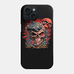 skull heart Phone Case