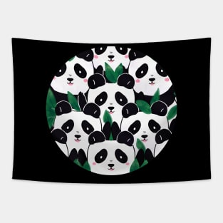 Cute Pandas Tapestry