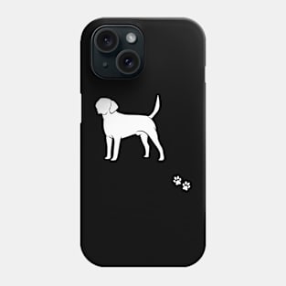 Labrador Retriever Minimalist Art - Black and White Phone Case