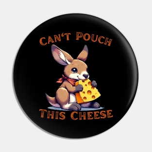 Cheese Kangaroo cheese lover Australia Pin