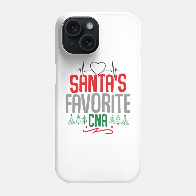 santas favorite cna Phone Case by MZeeDesigns